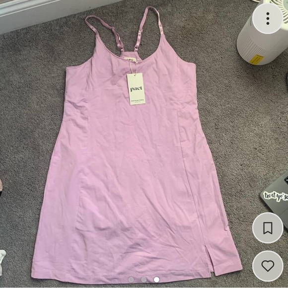 Pact Dresses & Skirts - NWT Pact tennis dress. Built in shorts with pockets!